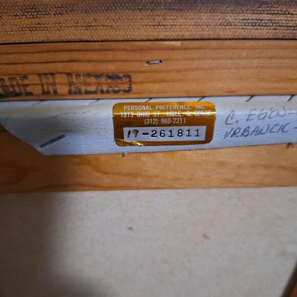 A Vintage Japanese Painting on Canvas Framed Artwork Floral Butterfly - Picture 12 of 16